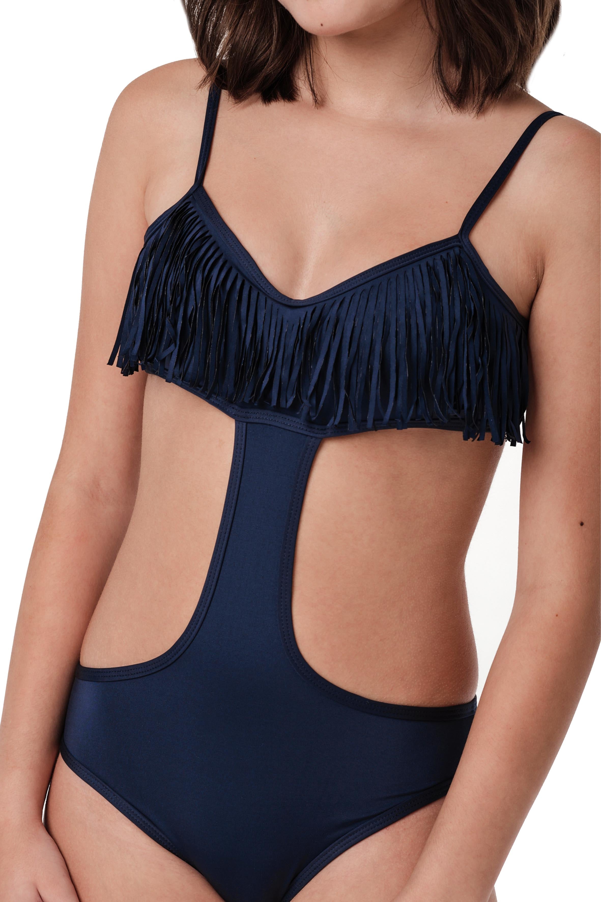Boho Chic - Navy One Piece (FINAL SALE)
