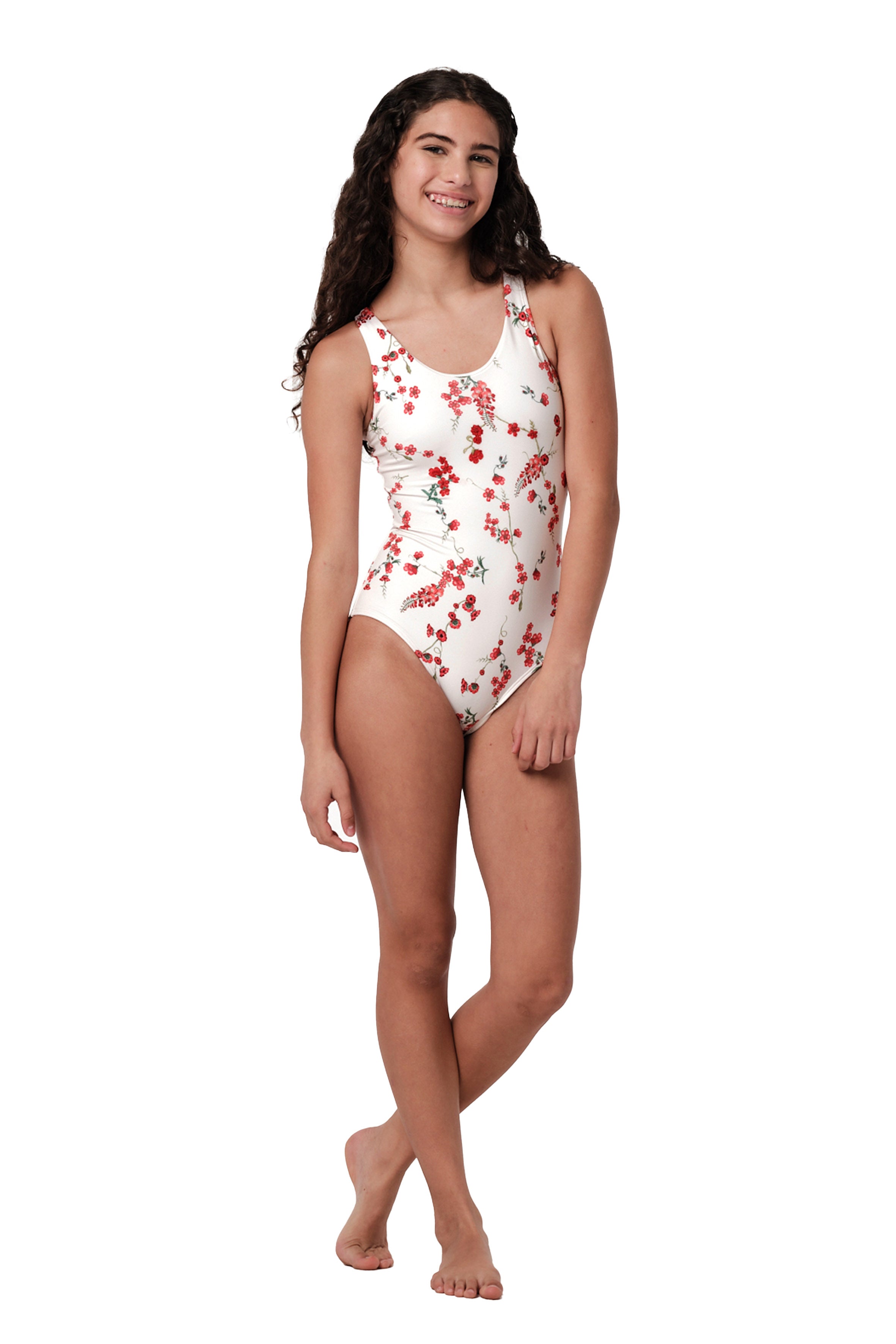 Not Too Basic - Fresia Red One Piece