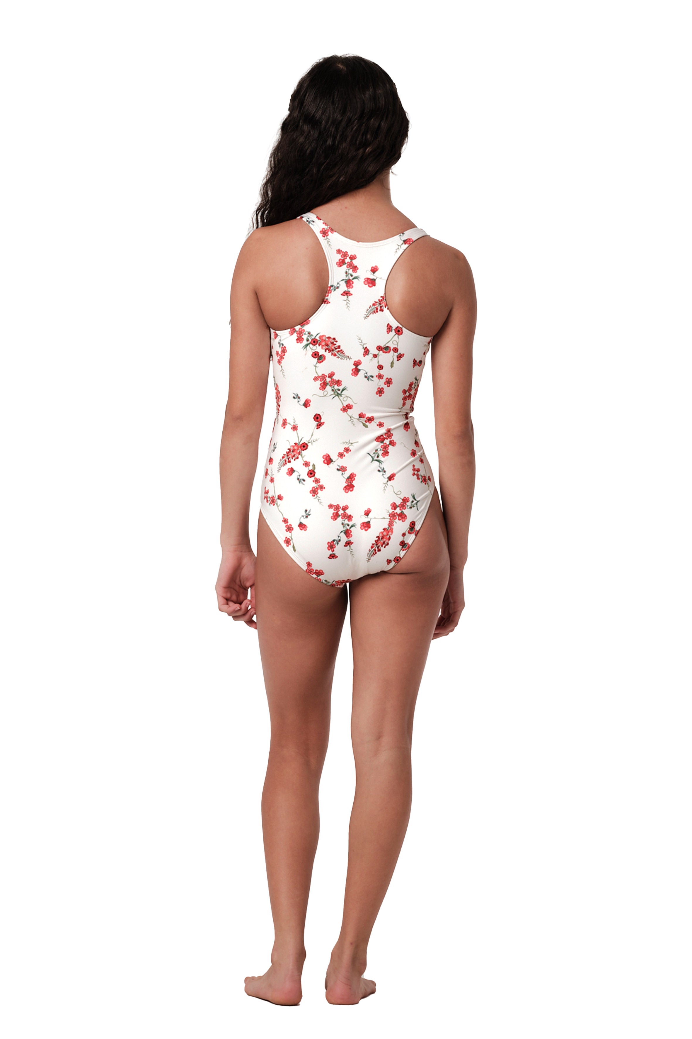 Not Too Basic - Fresia Red One Piece