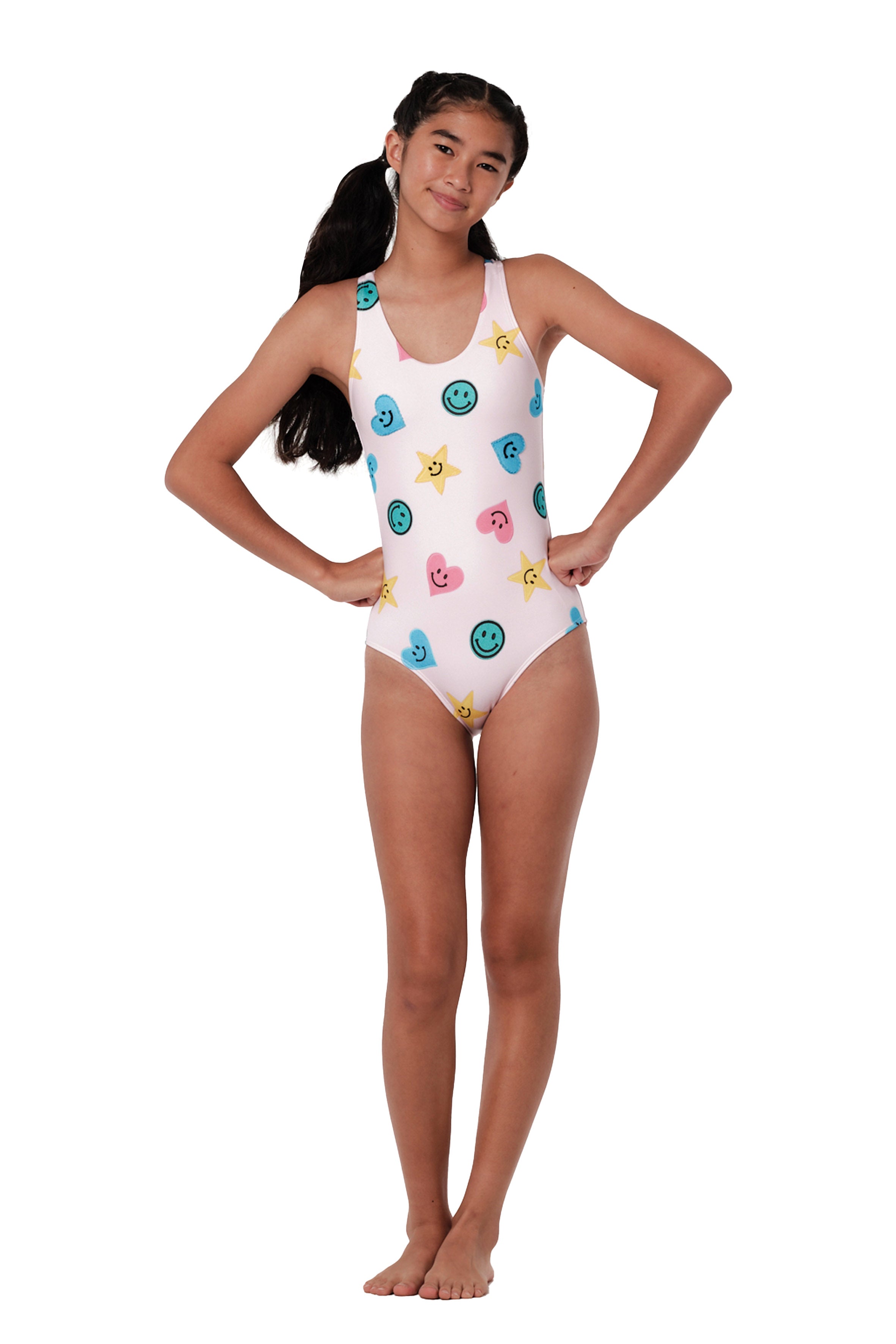 Not Too Basic - Happy Day Pink One Piece