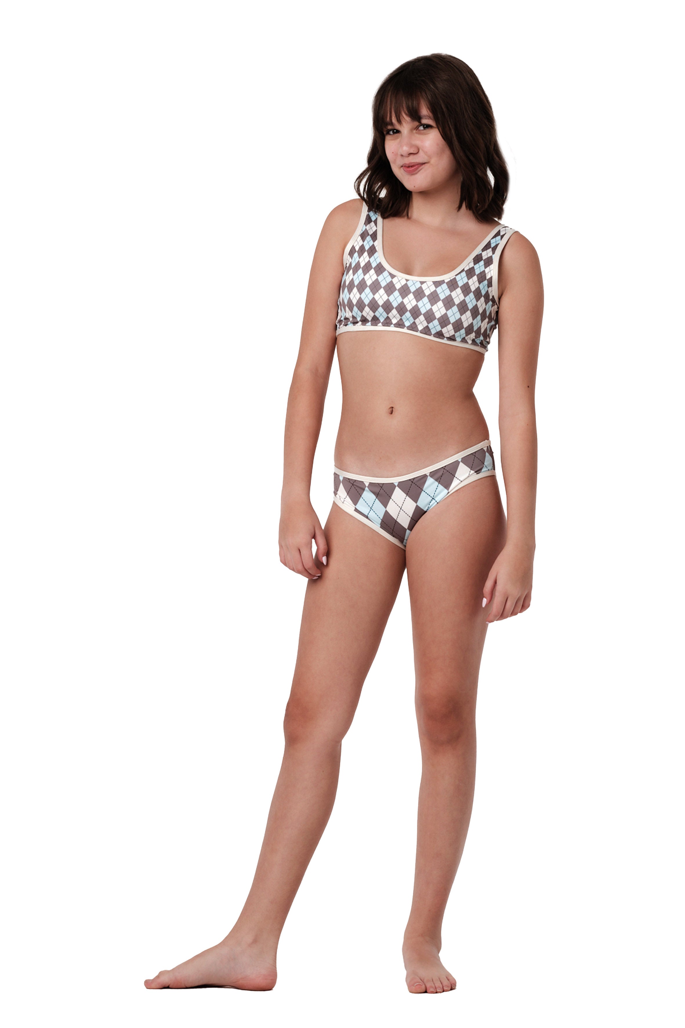 Back Up - Argyle Sky Bikini Set (FINAL SALE)