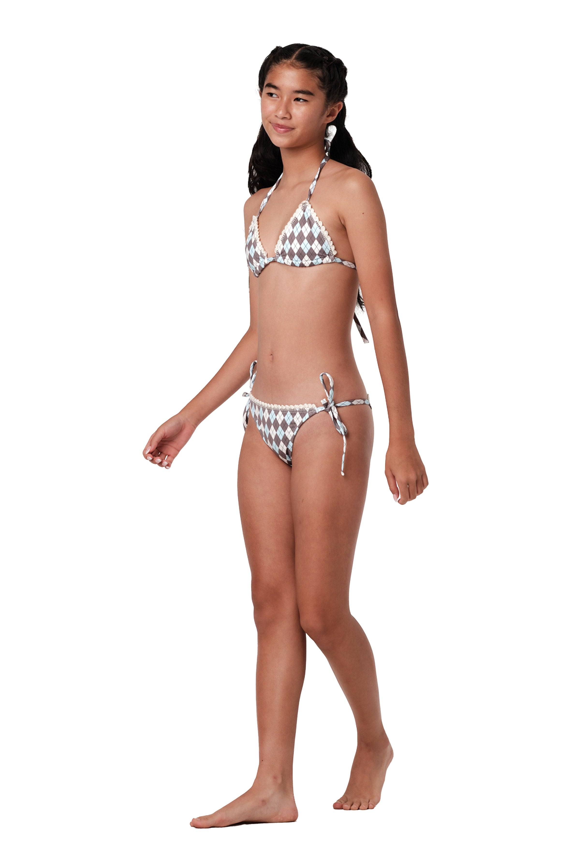 Crochet -  Argyle Sky Mini Bikini Set