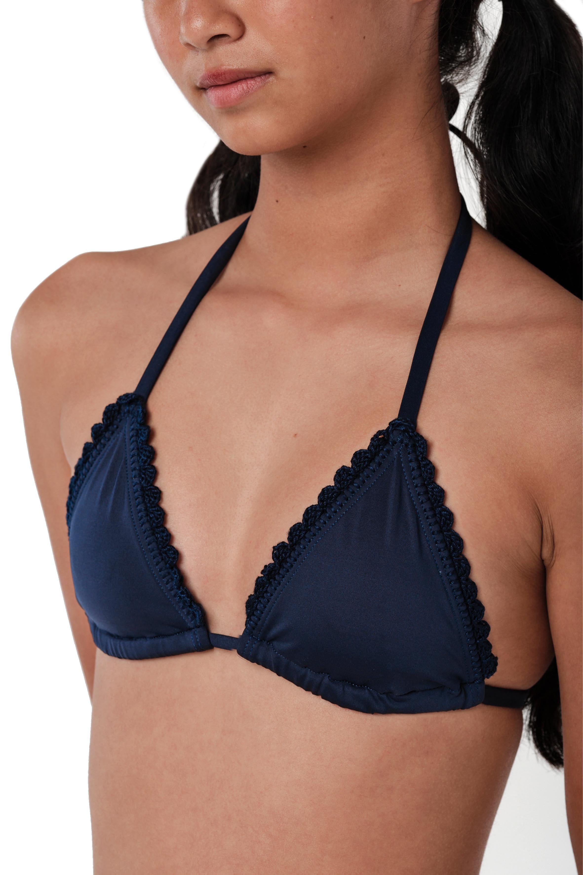 Crochet - Navy Bikini Set