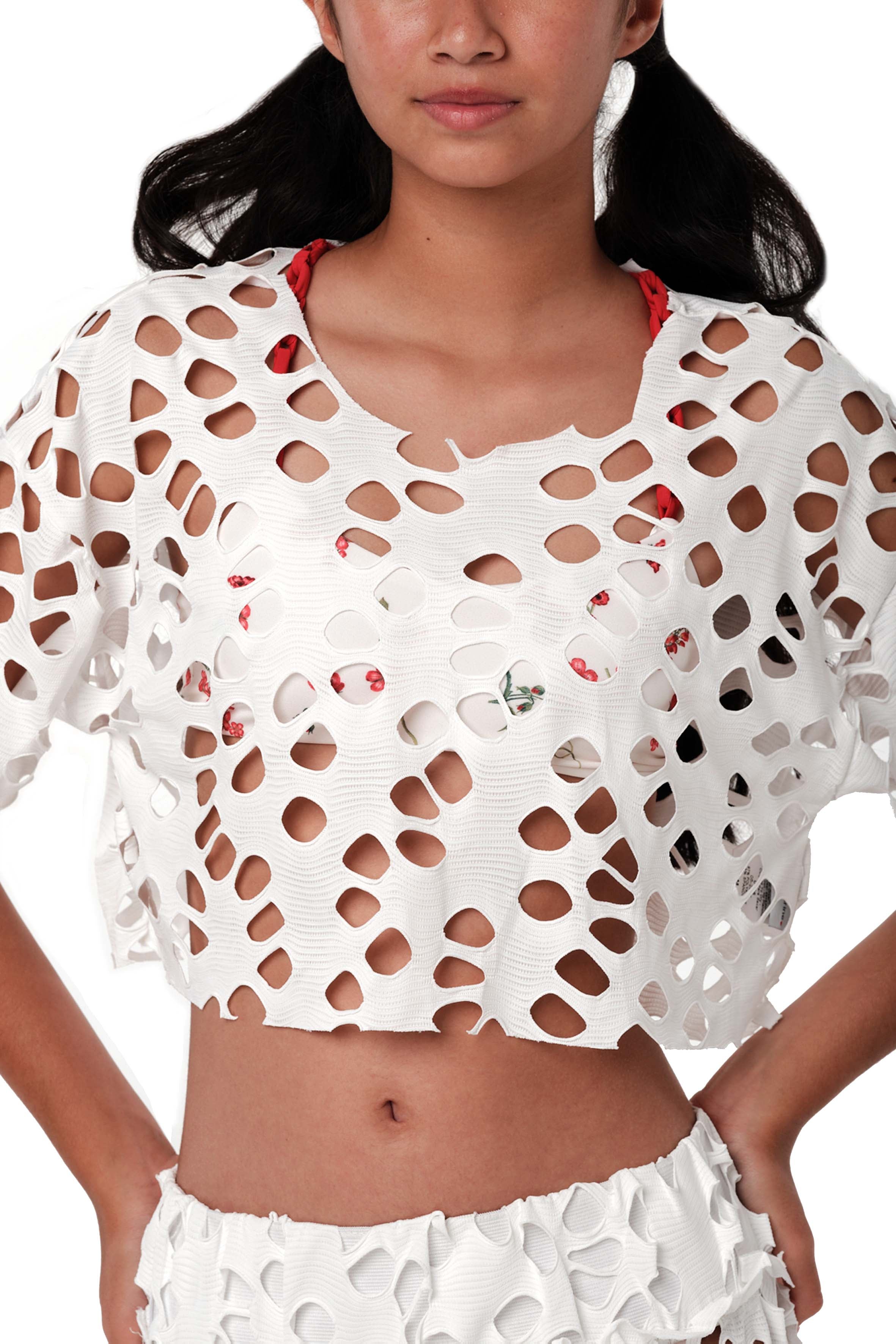 Holy - Ecru Top Cover Up