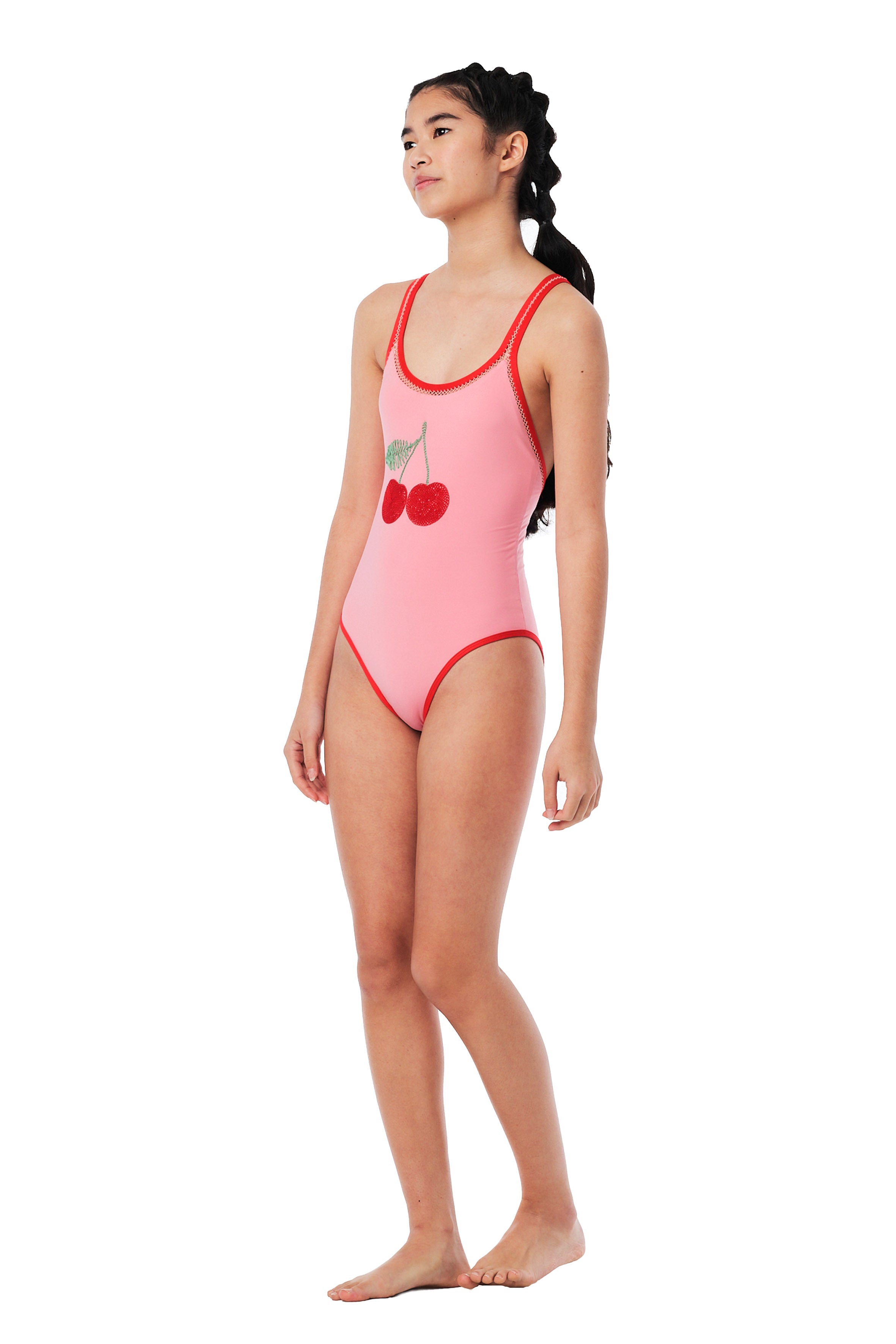 Crossed -  Cherry Blush One Piece