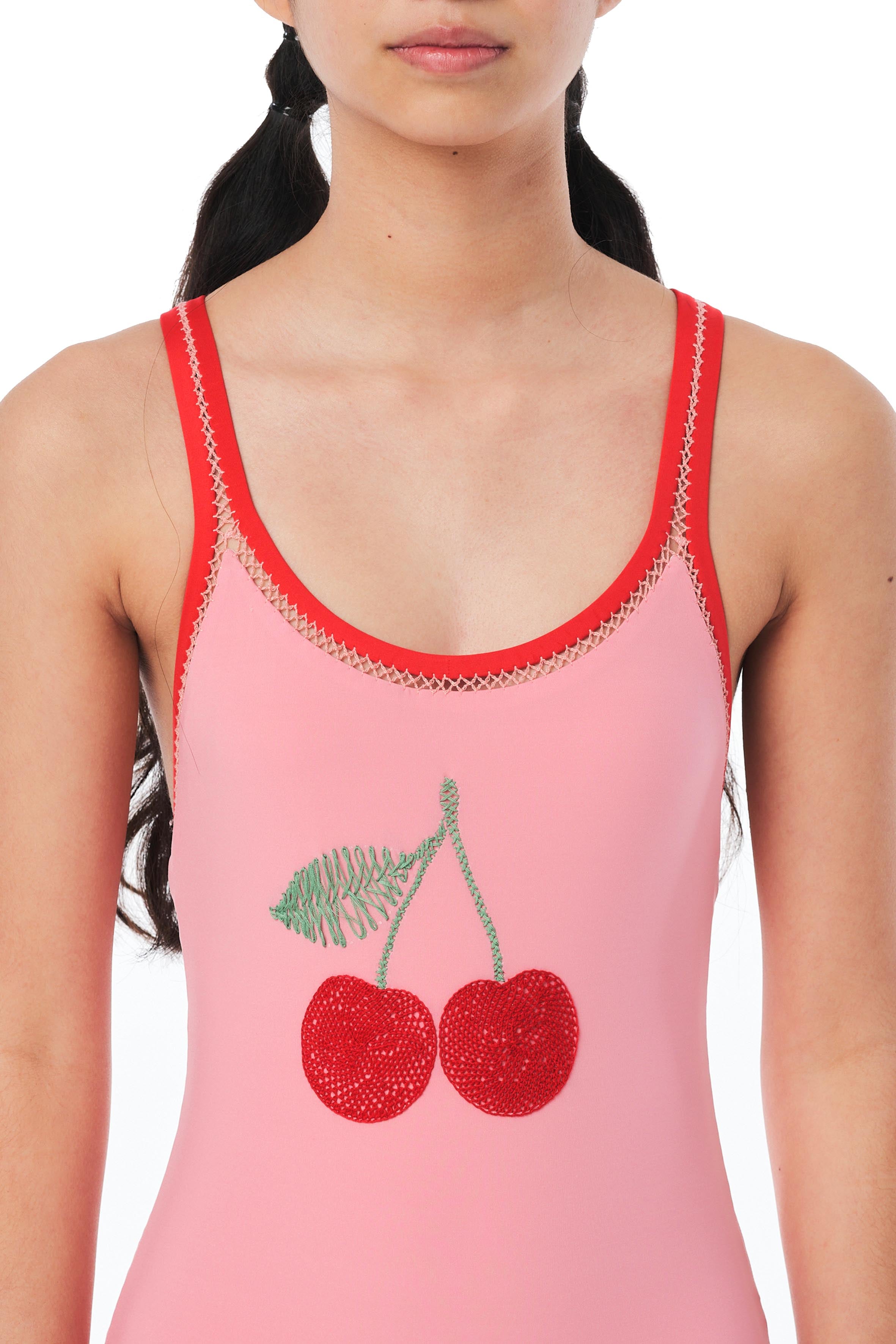 Crossed -  Cherry Blush One Piece