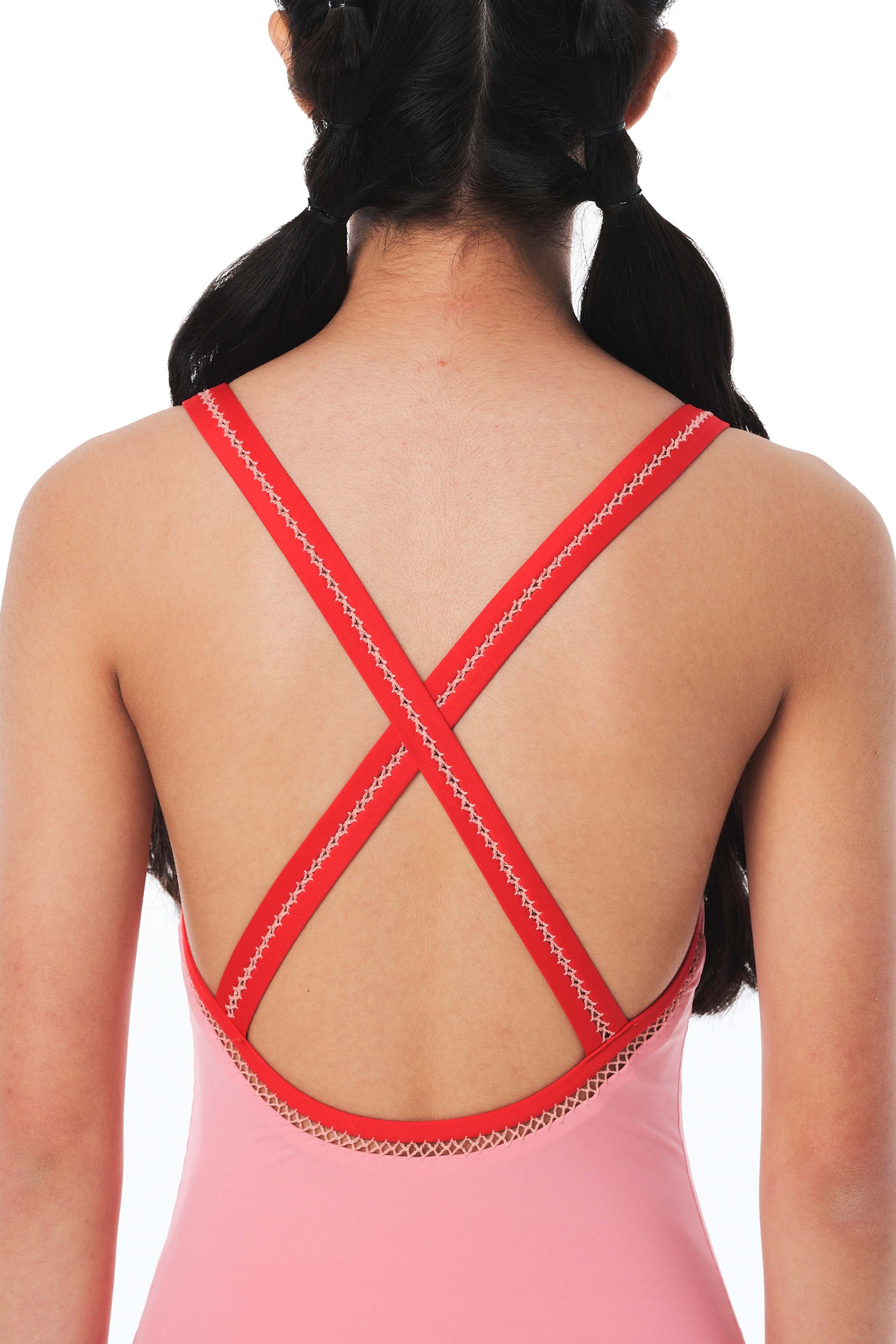 Crossed -  Cherry Blush One Piece