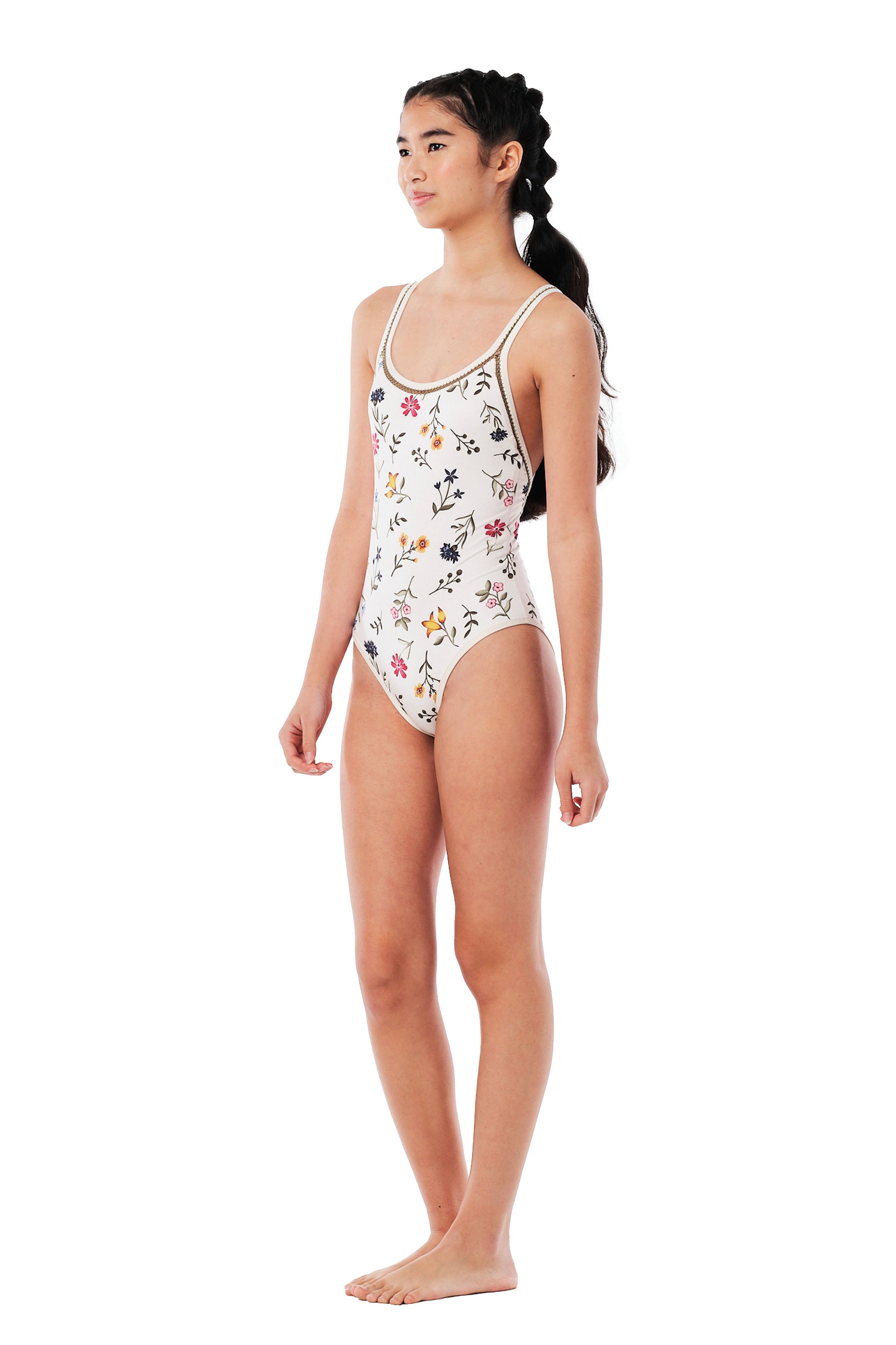 Crossed -  Just Flowers One Piece