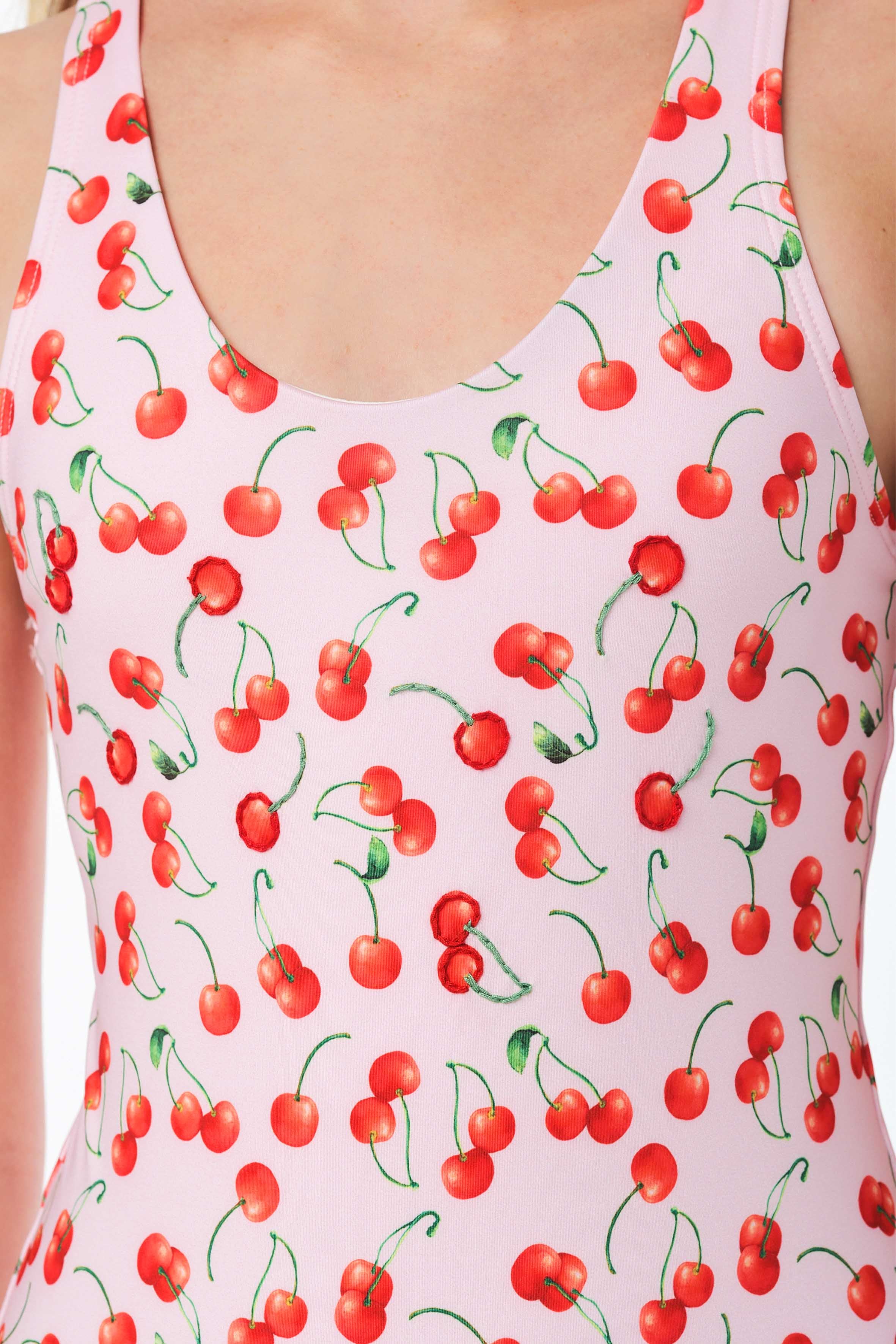 Not Too Basic -  Very Cherry One Piece
