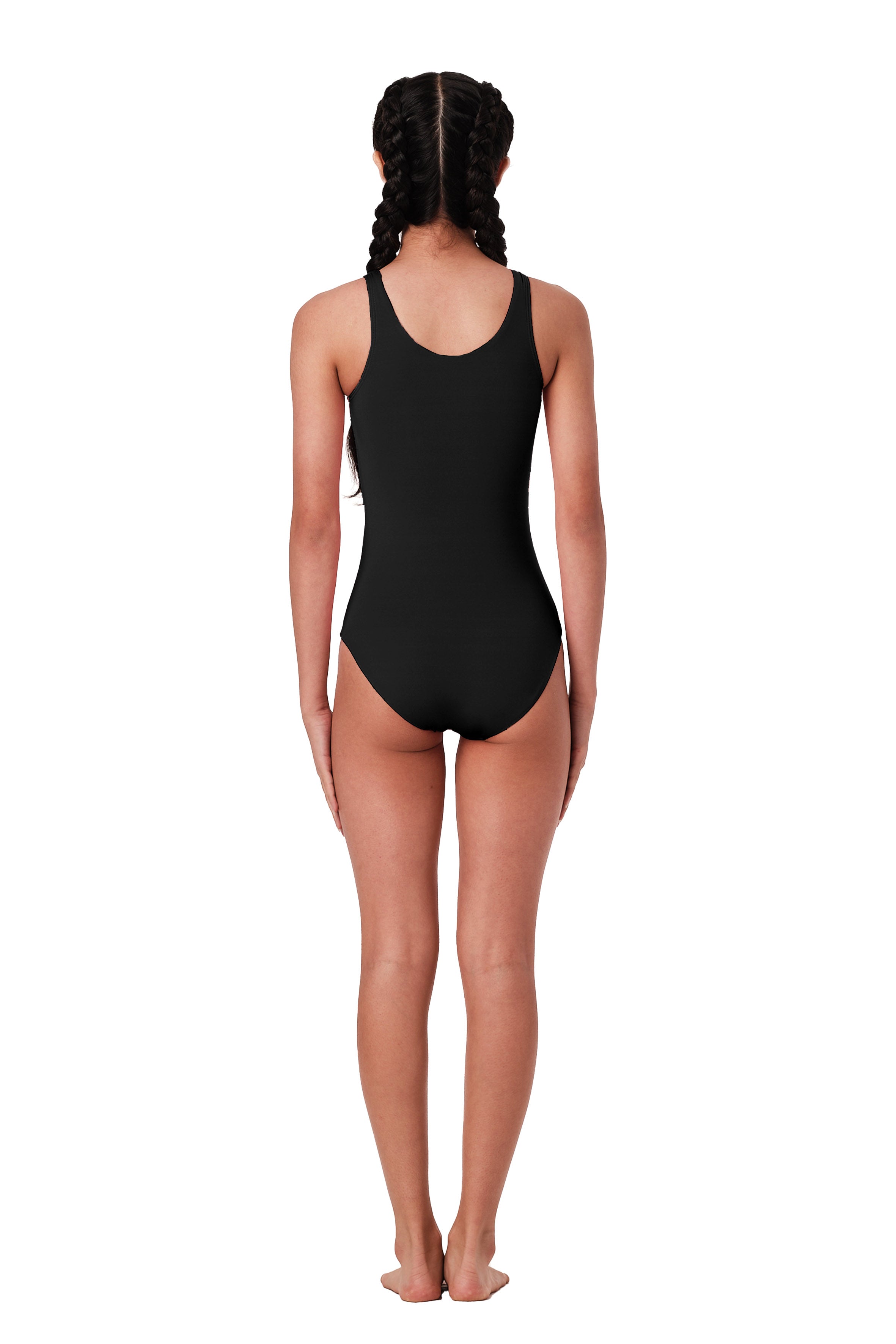 Tiny Tie - Black One Piece