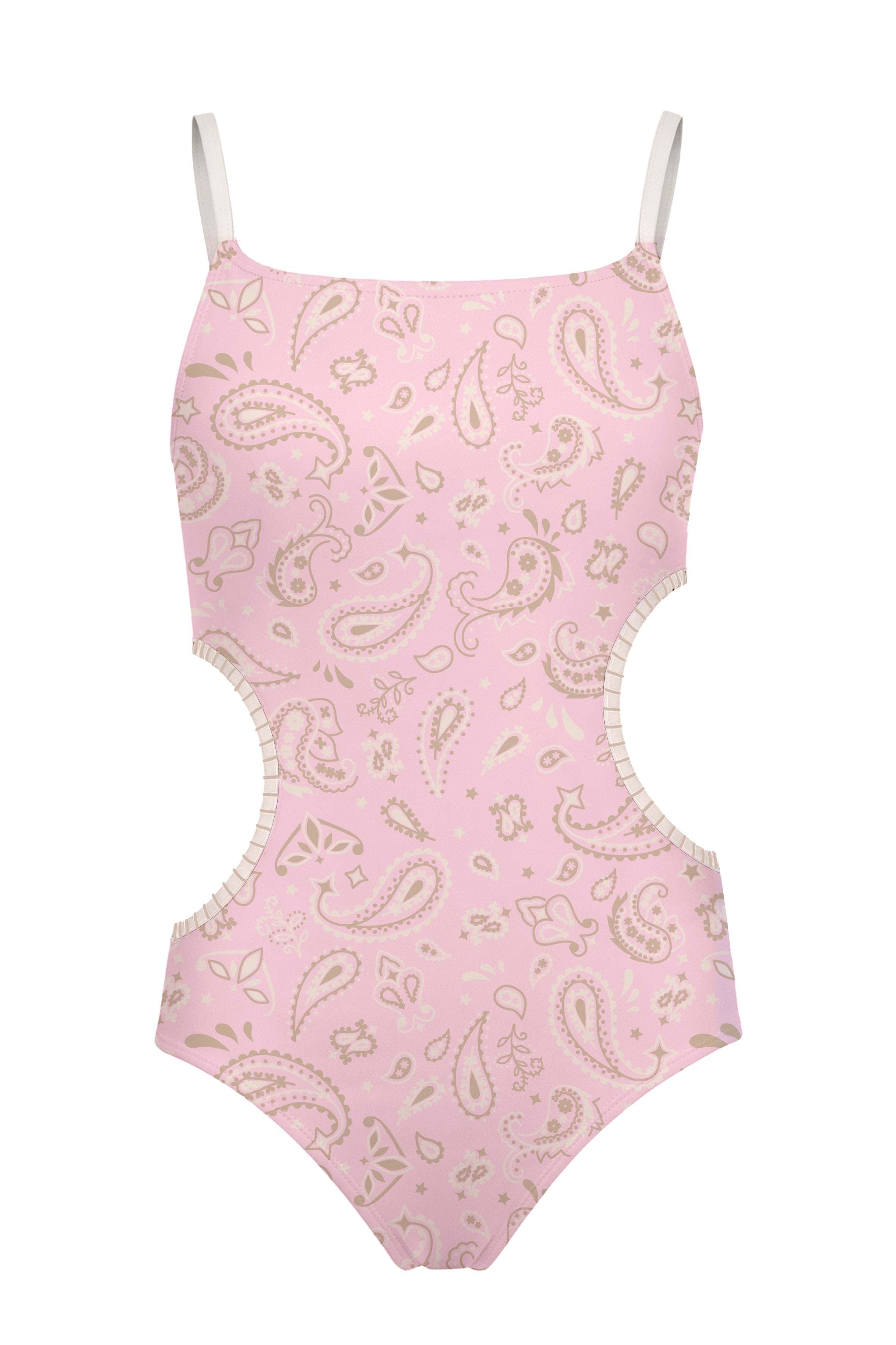 Circle Back - Paisley Pink One Piece