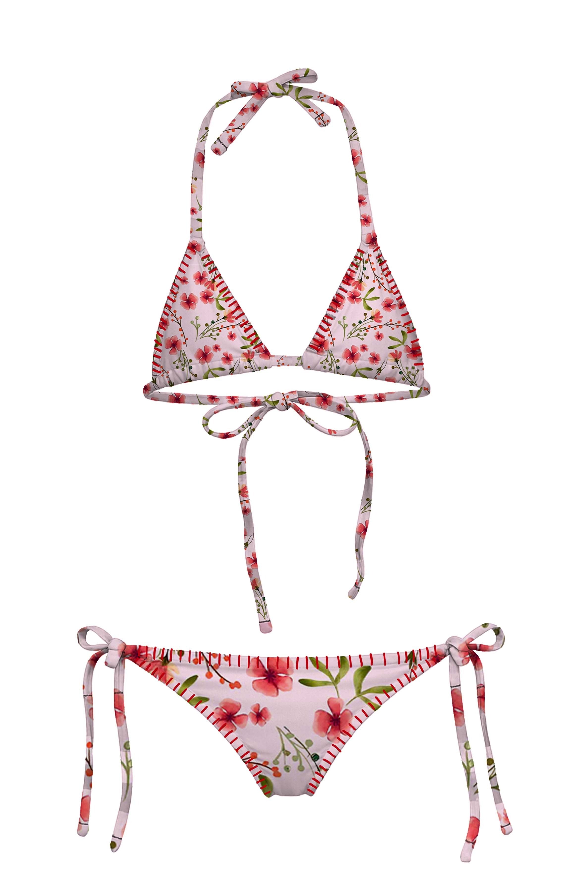 The String Blossom Bikini Set