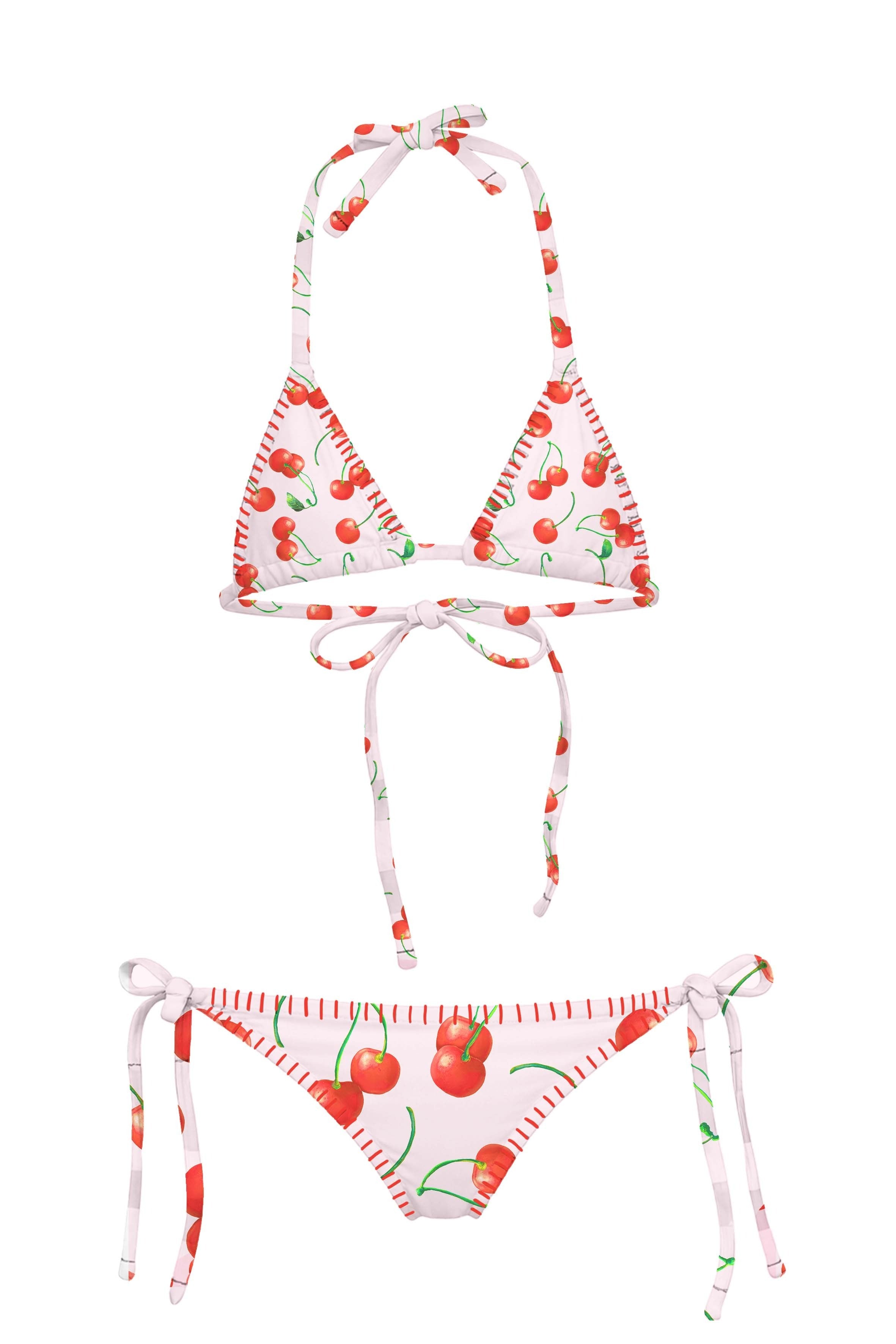 The String Very Cherry Bikini Set