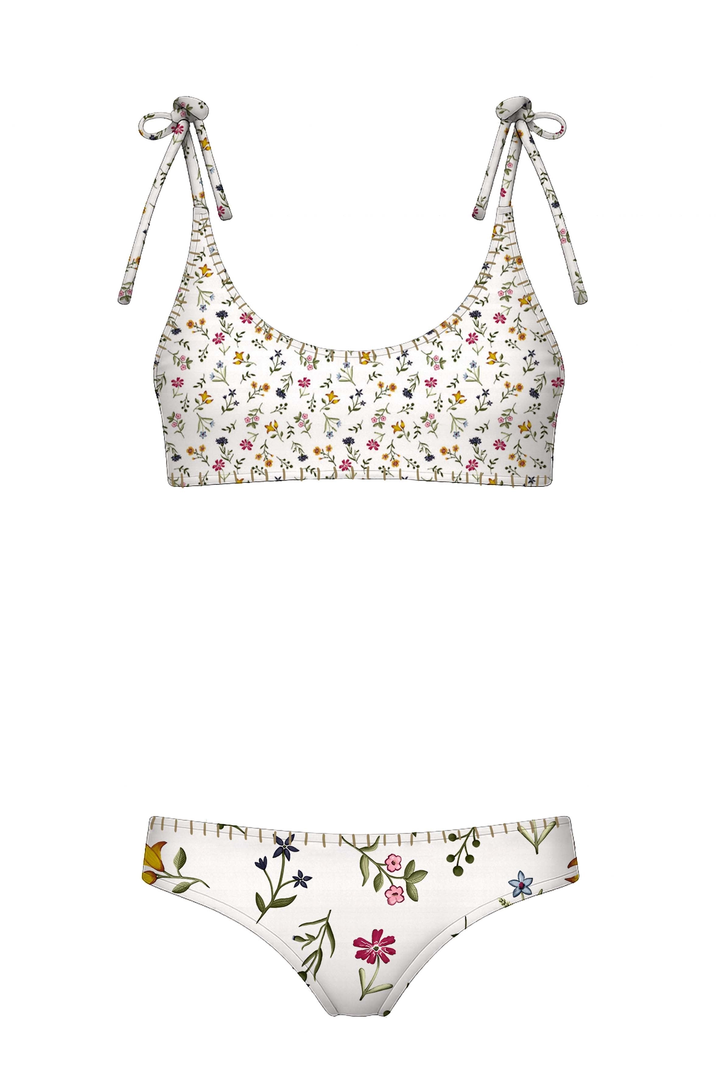 Simply Fancy - Just Flowers Bikini Set