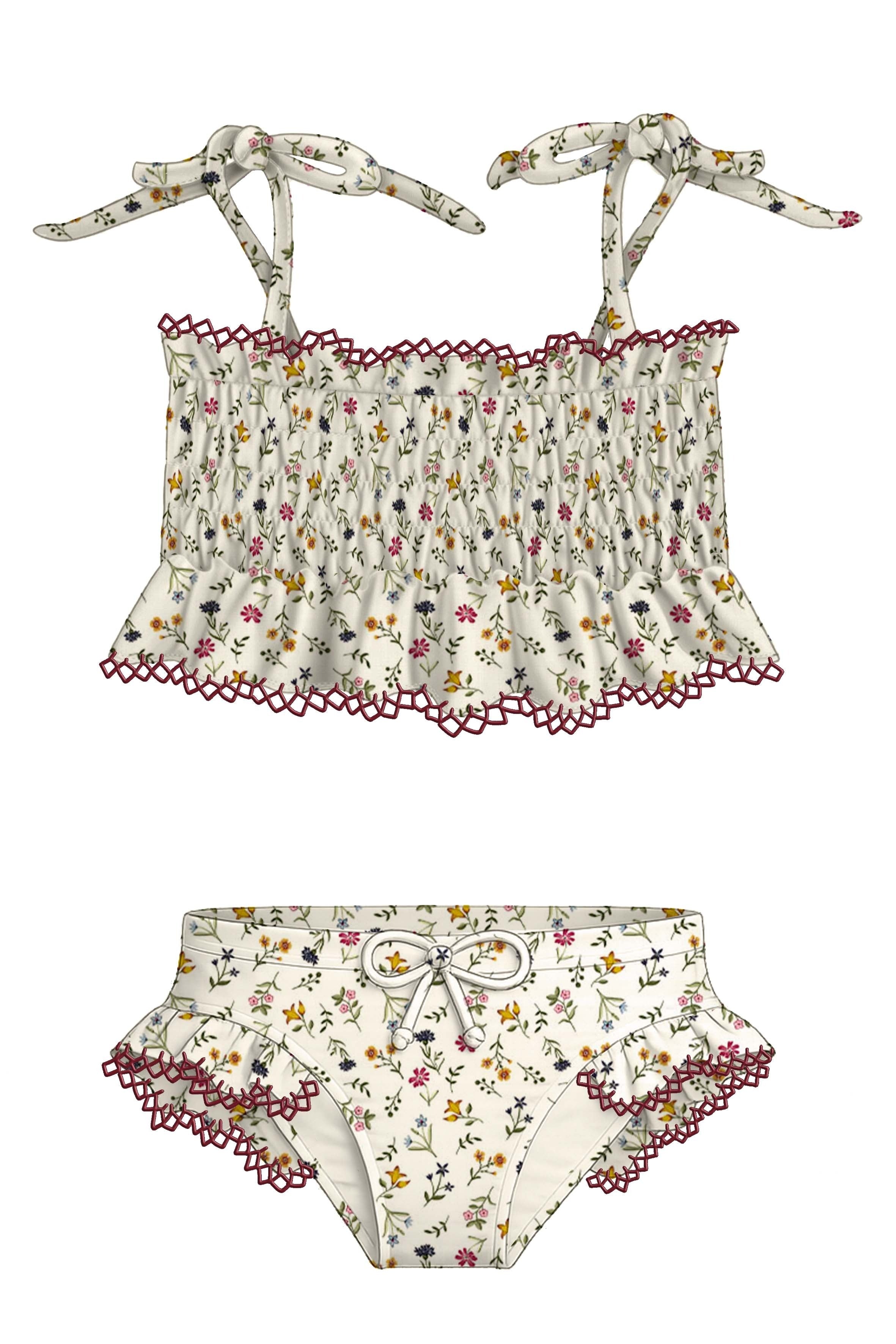 Mini Kini Just Flowers Mini Bikini Set