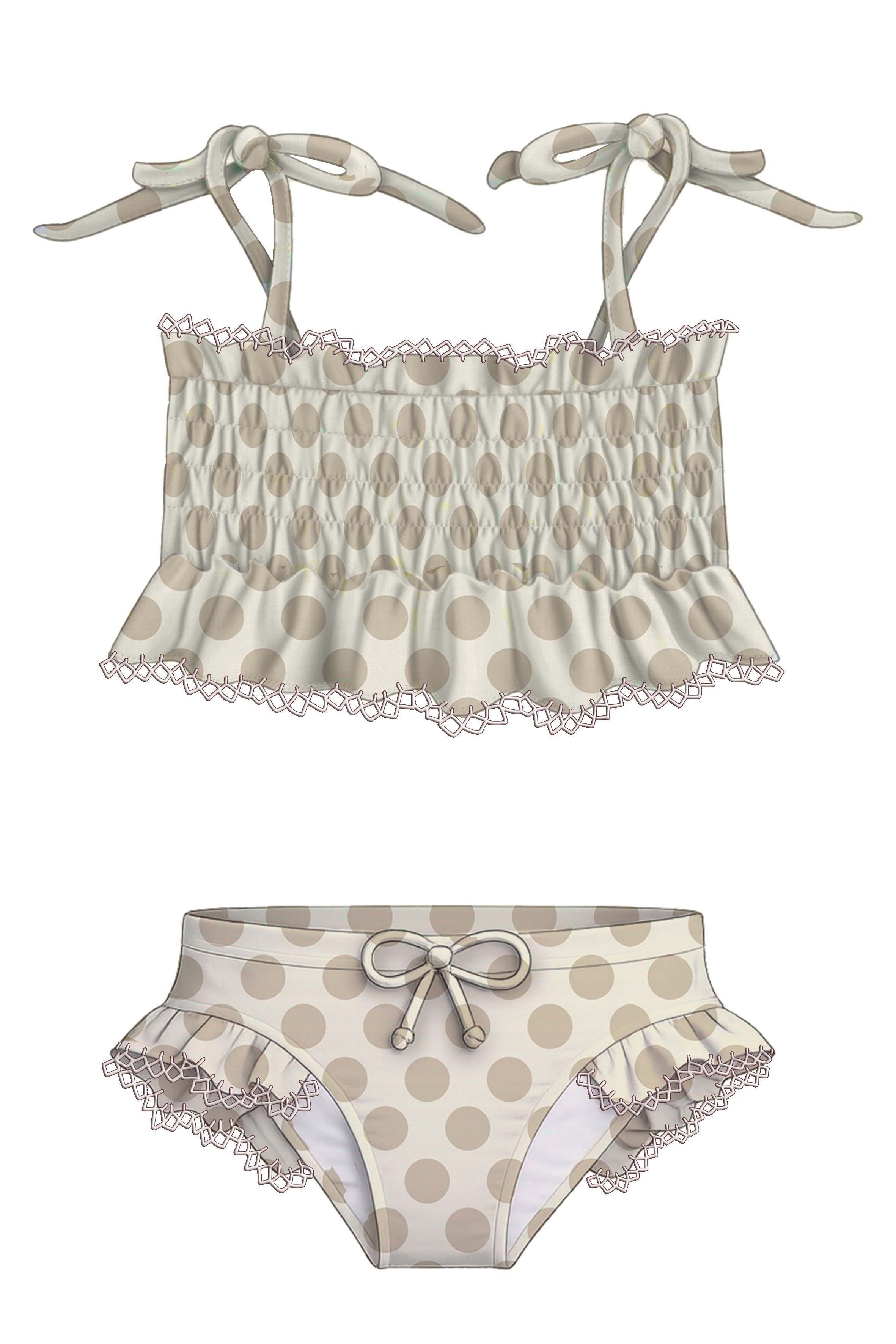 Mini Kini Sand Dots Mini Bikini Set