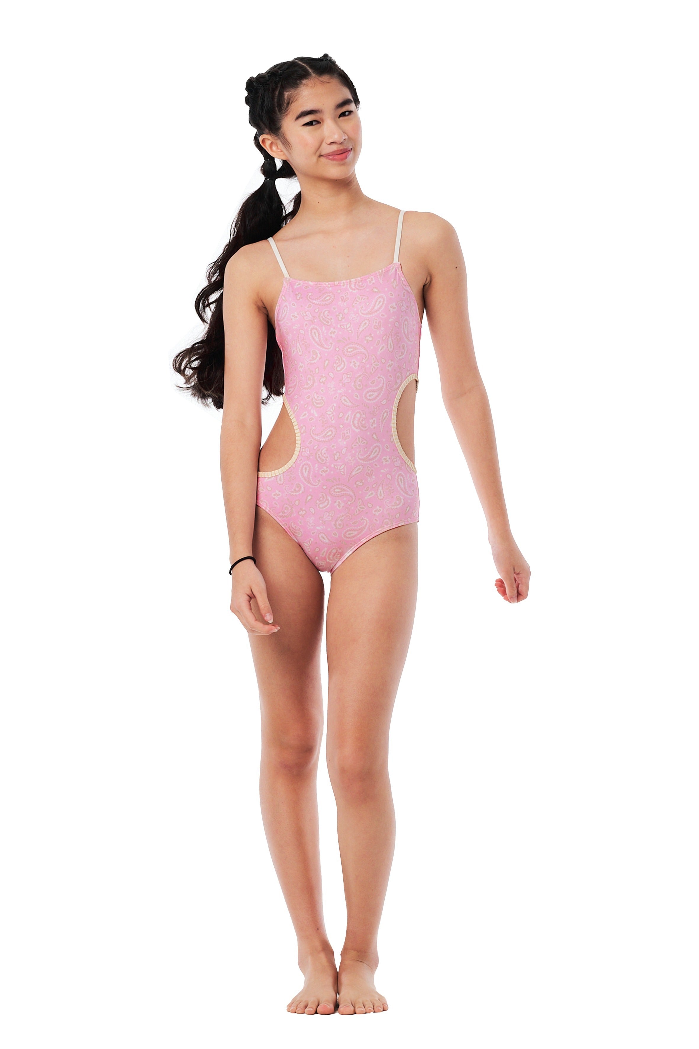 Circle Back - Paisley Pink One Piece