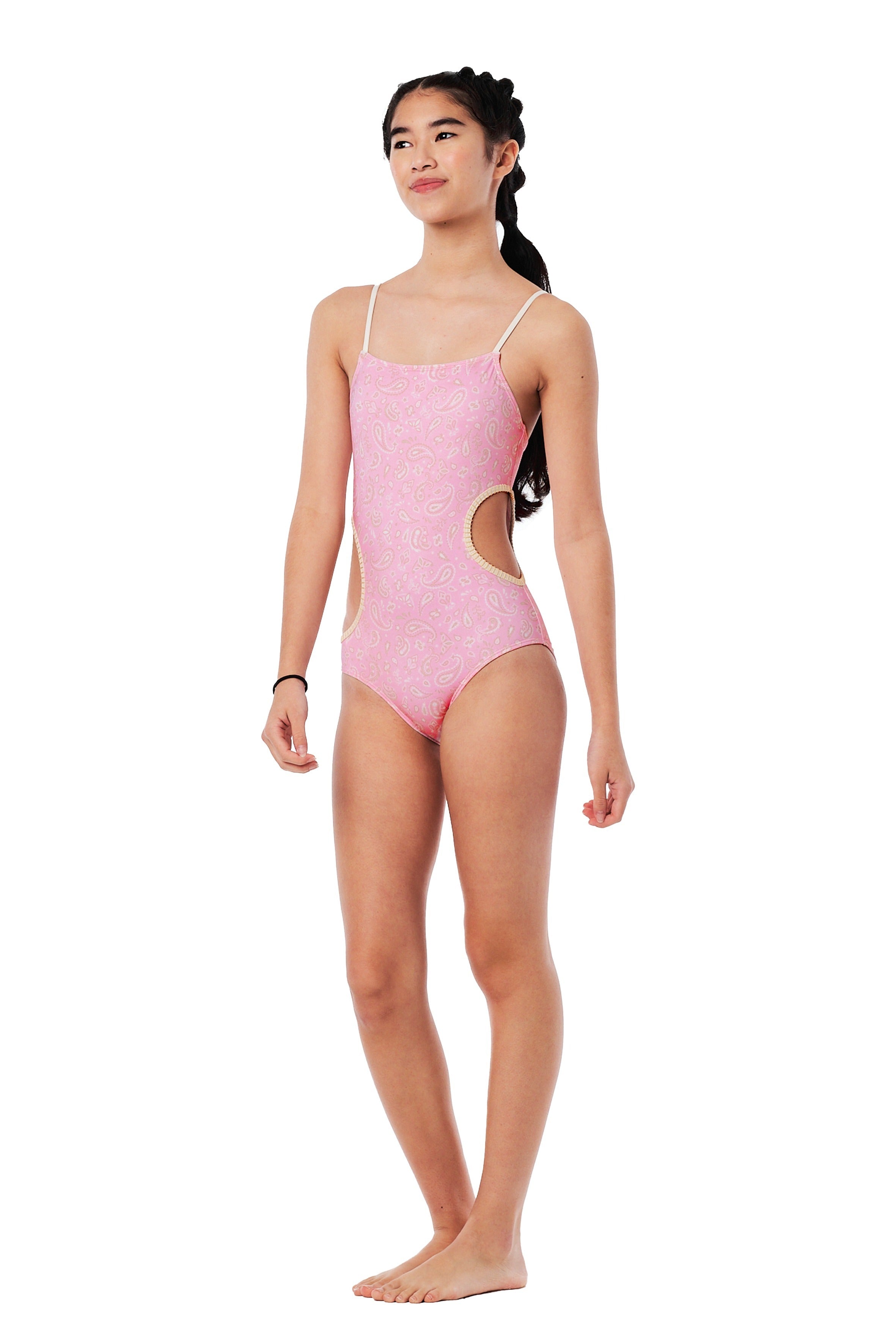 Circle Back - Paisley Pink One Piece