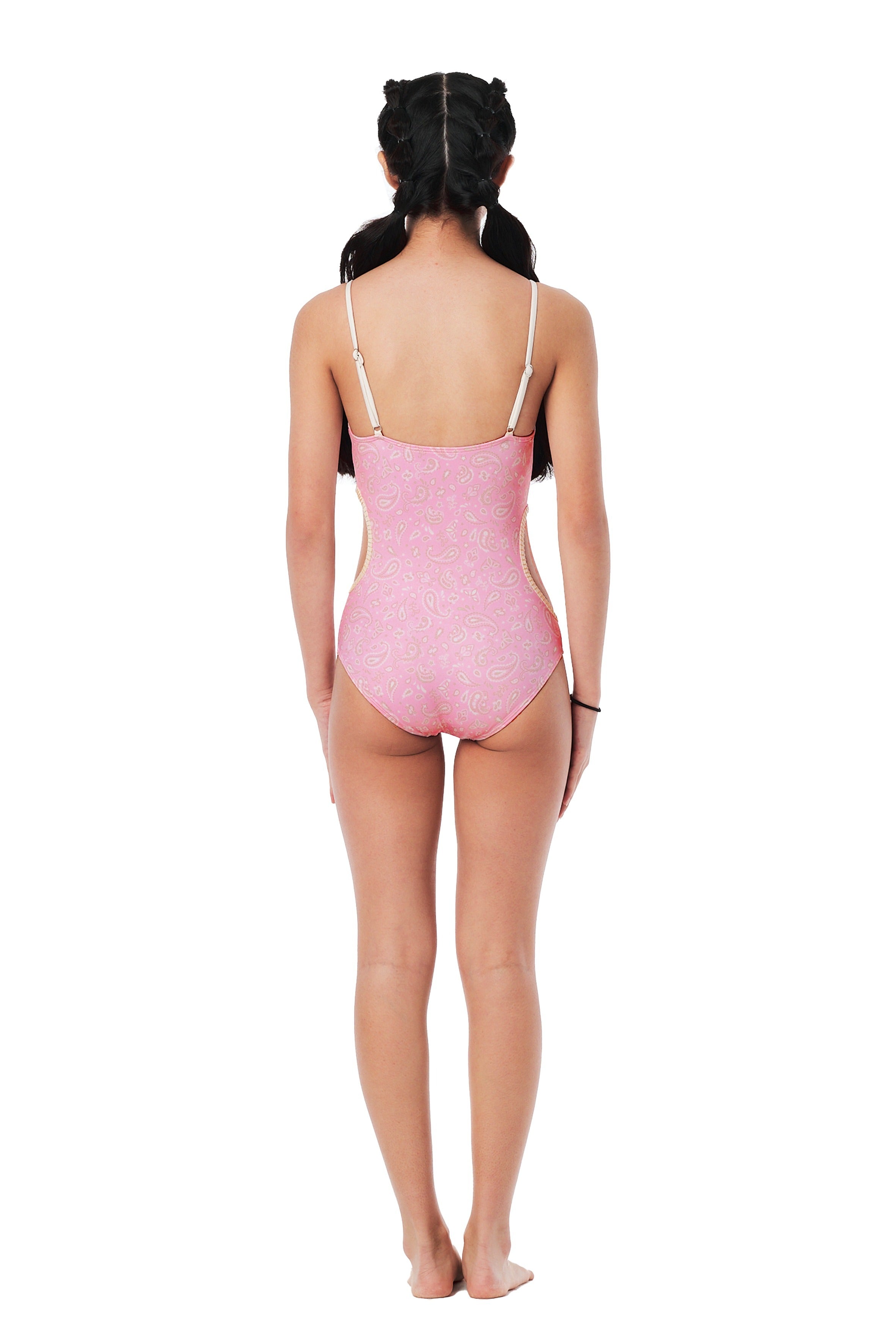 Circle Back - Paisley Pink One Piece