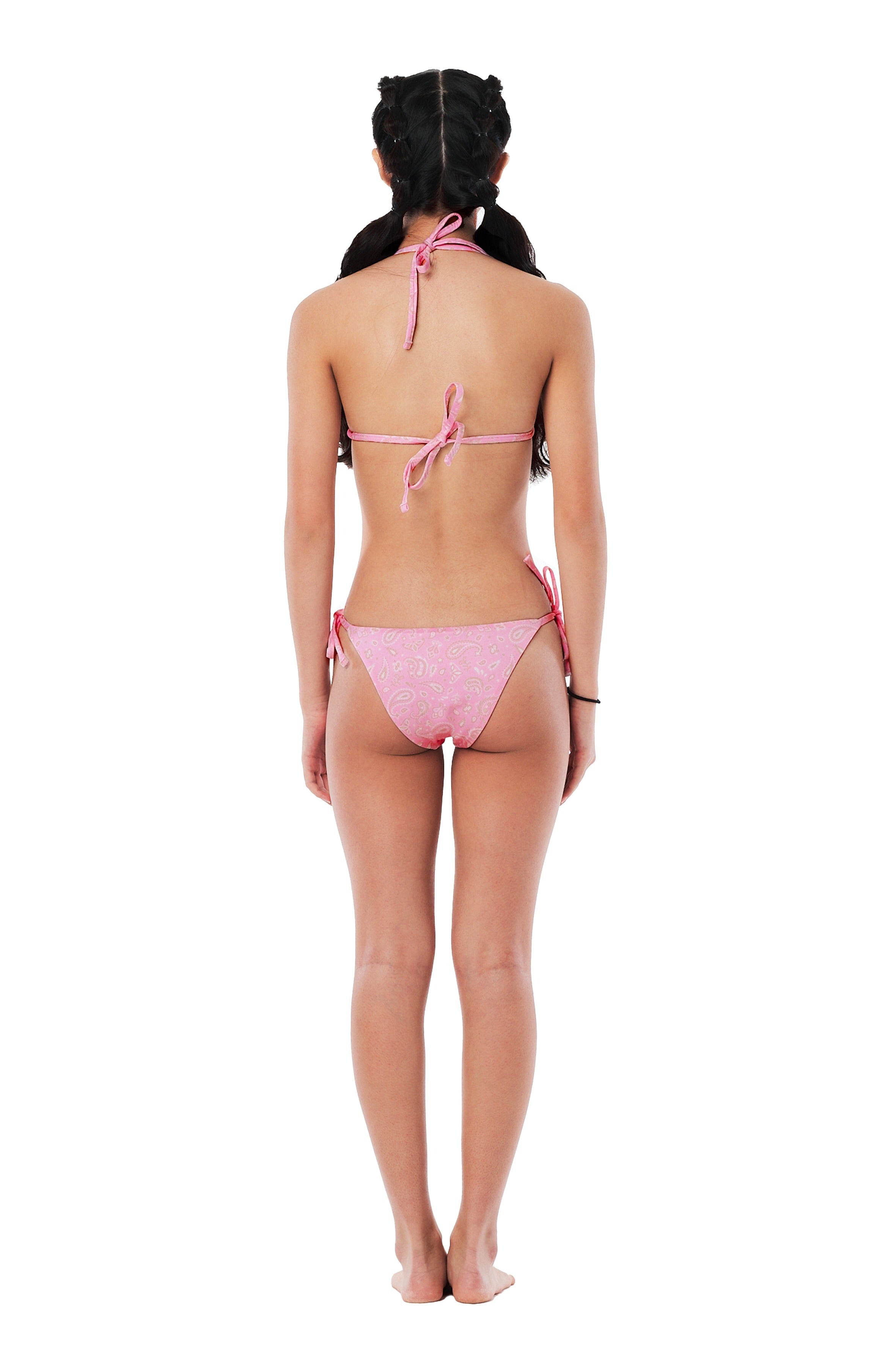 The String - Paisley Pink Bikini Set