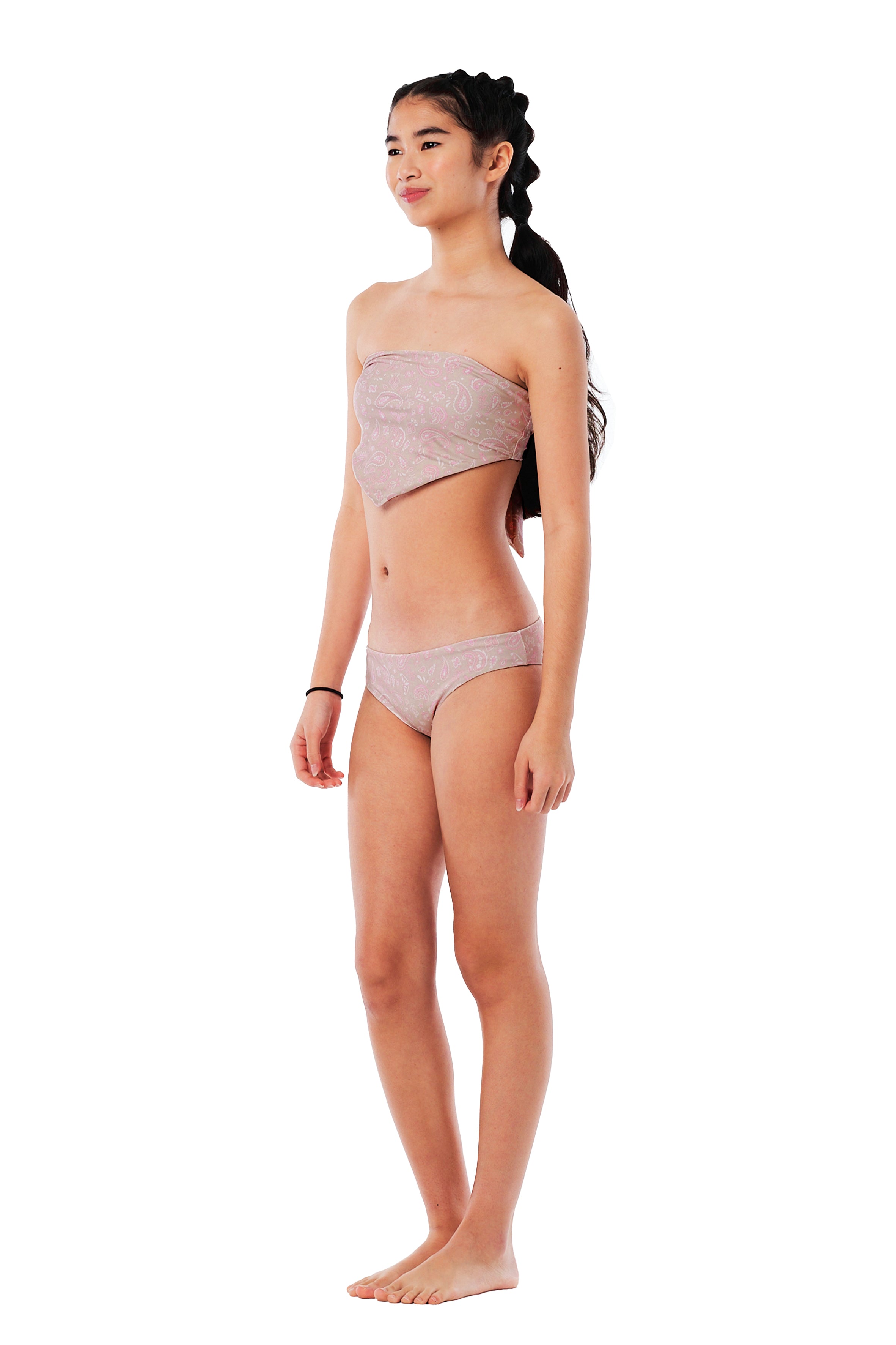 On Point - Paisley Beige Bikini Set