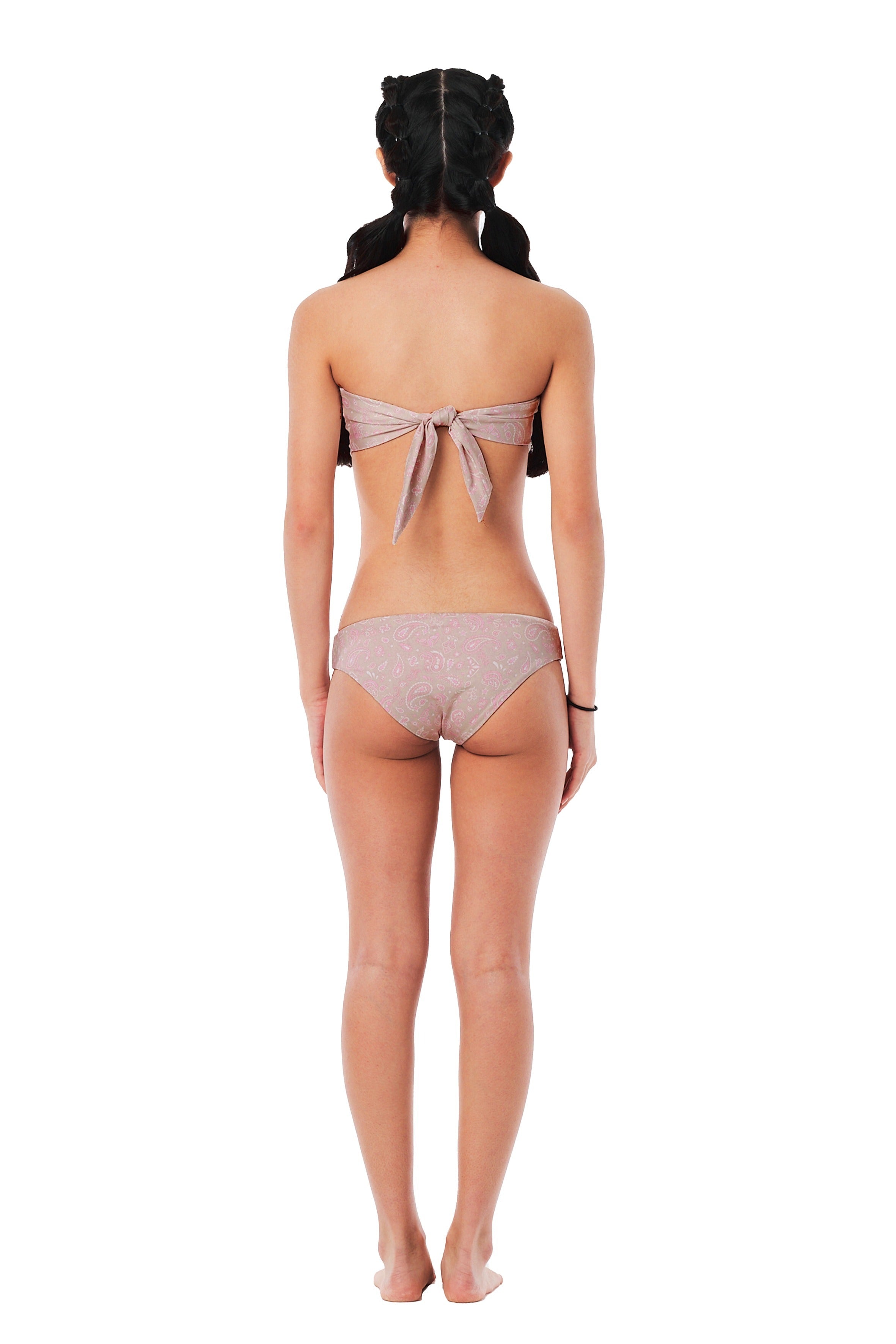 On Point - Paisley Beige Bikini Set