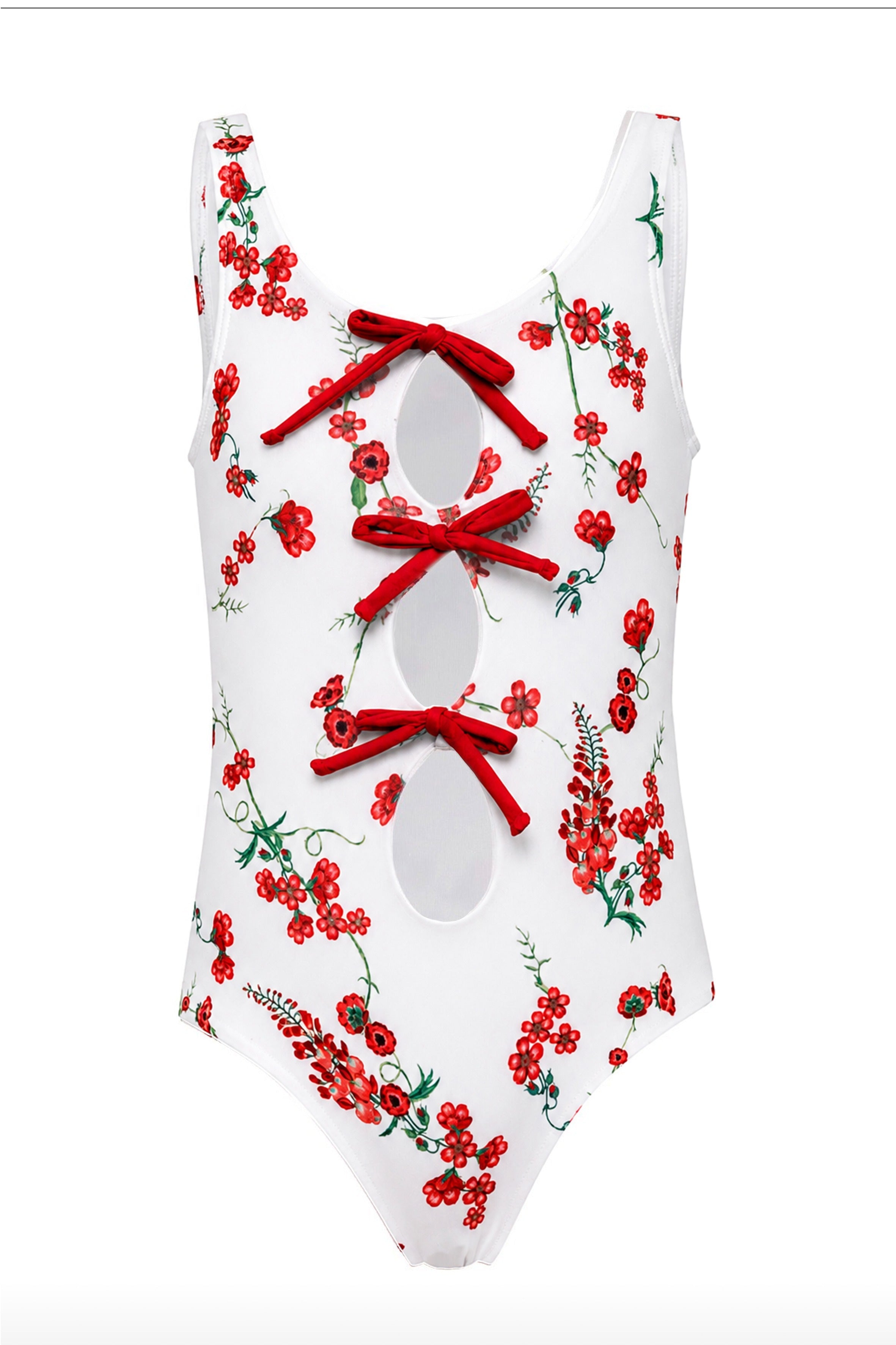 Tiny Tie - Fresia Red One Piece