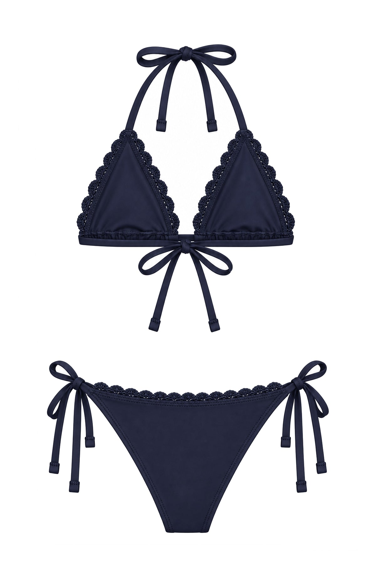 Crochet - Navy Bikini Set