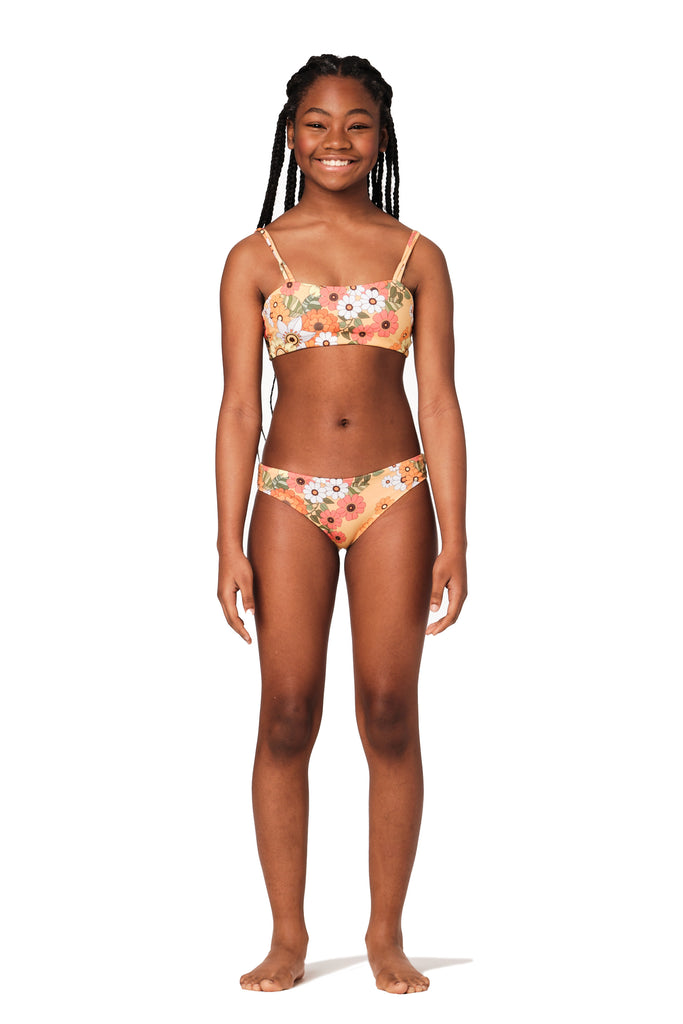 Two Piece Swimsuit for Little Girl and Teen Girl